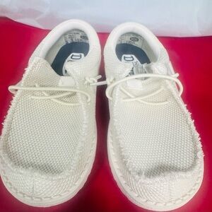Hey Dude Kids Moccasins in Cream